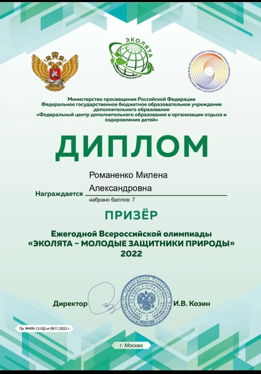 Романенко Милена