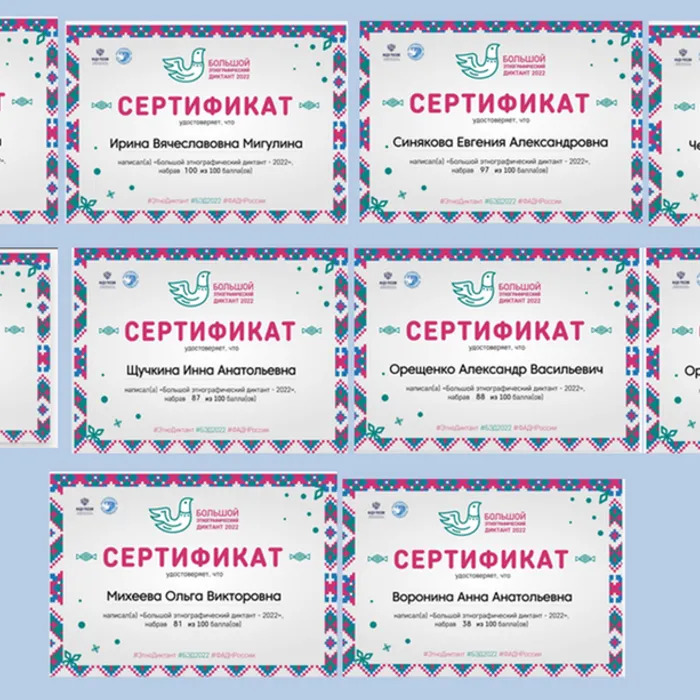 Большой этнографический диктант